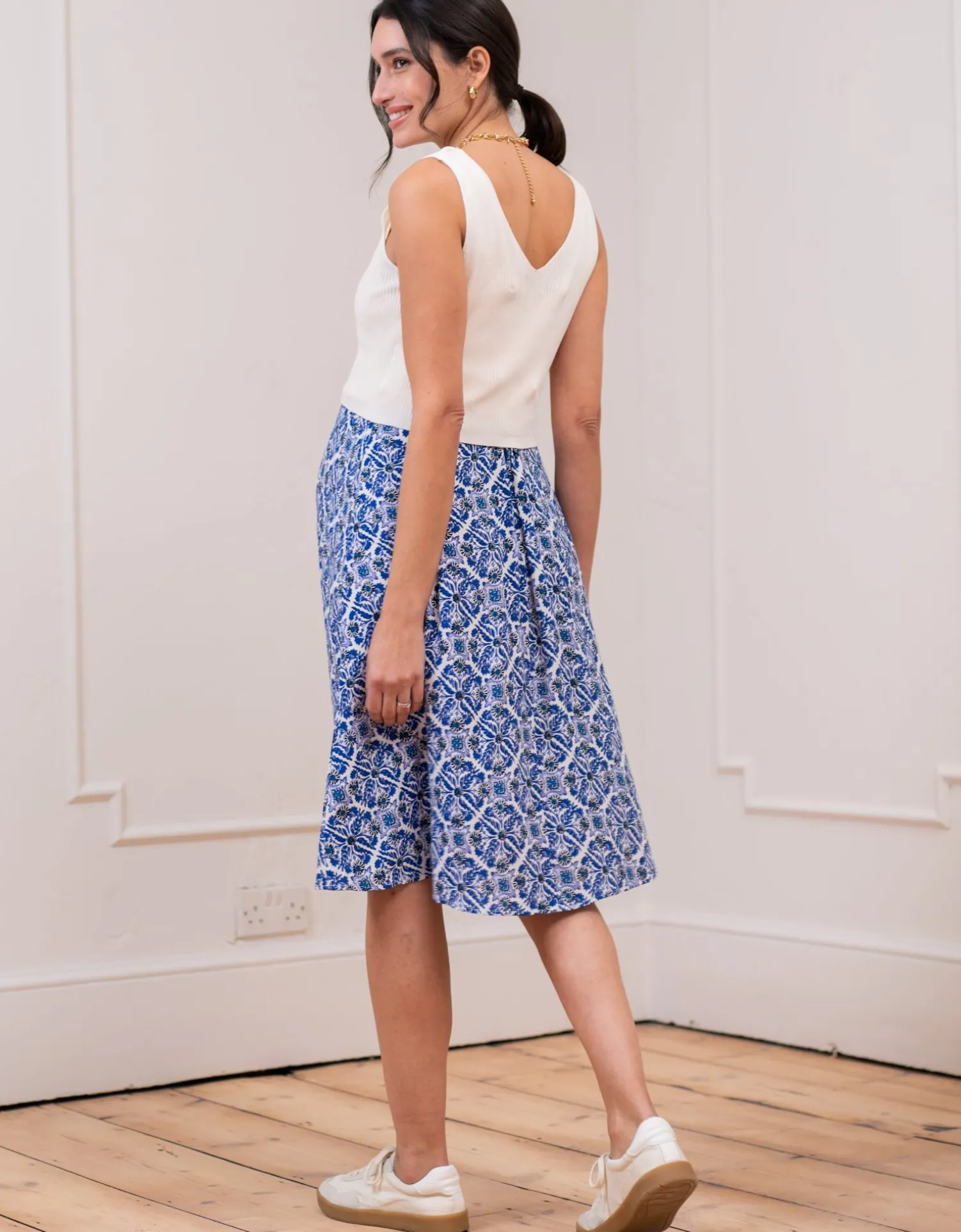 Store Seraphine Stacie | Sleeveless 2 In 1 Maternity & Nursing Dress