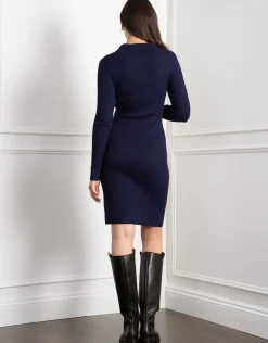 Cheap Seraphine Stelios | Knee-Length Knitted Maternity & Nursing Dress