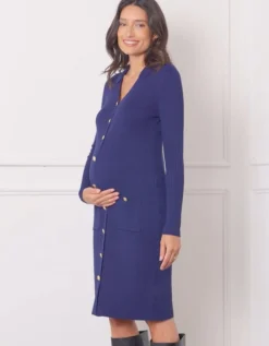 Cheap Seraphine Stelios | Knee-Length Knitted Maternity & Nursing Dress