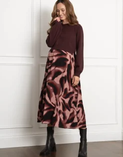 Store Seraphine Stormi | Knit Maternity & Nursing Jumper with Woven Skirt