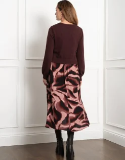 Store Seraphine Stormi | Knit Maternity & Nursing Jumper with Woven Skirt