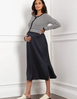 New Seraphine Symone | Scalloped Nursing Cardigan with Maternity Woven Skirt