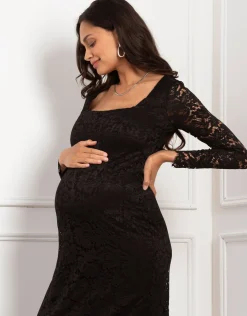 Clearance Seraphine Thalia | Lace Bodycon Maternity Dress
