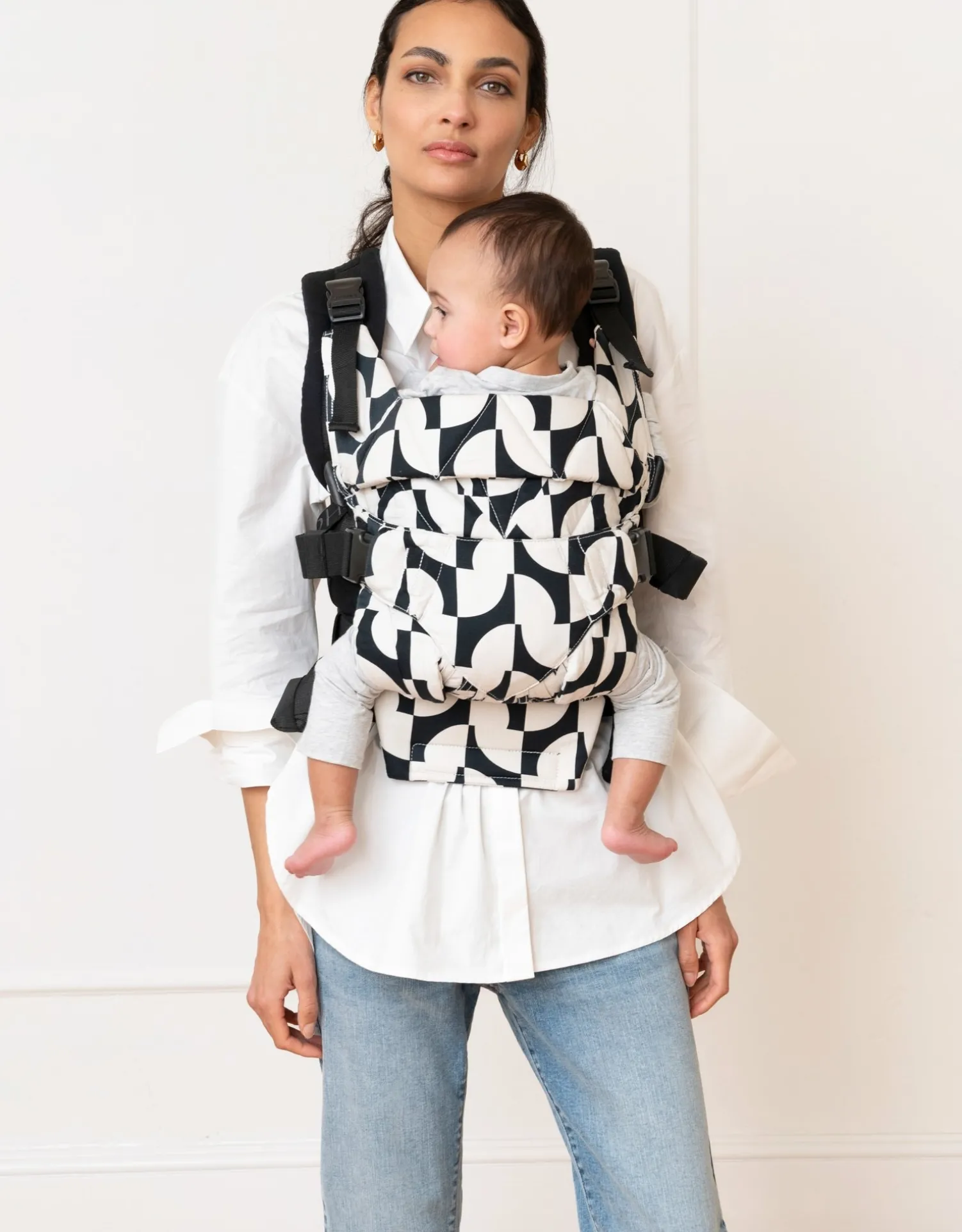 Best Sale Seraphine The CARIPODu2122 Baby Carrier - Geo Print Cotton Canvas
