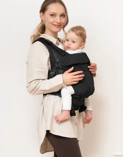 Outlet Seraphine The CARIPODu2122 Baby Carrier - Black Cotton Canvas