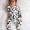 Store Seraphine Theodore | Easy Zip Organic Cotton Sleepsuit & Bib Set