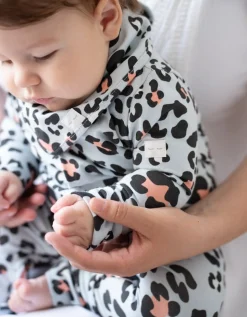 Store Seraphine Theodore | Easy Zip Organic Cotton Sleepsuit & Bib Set