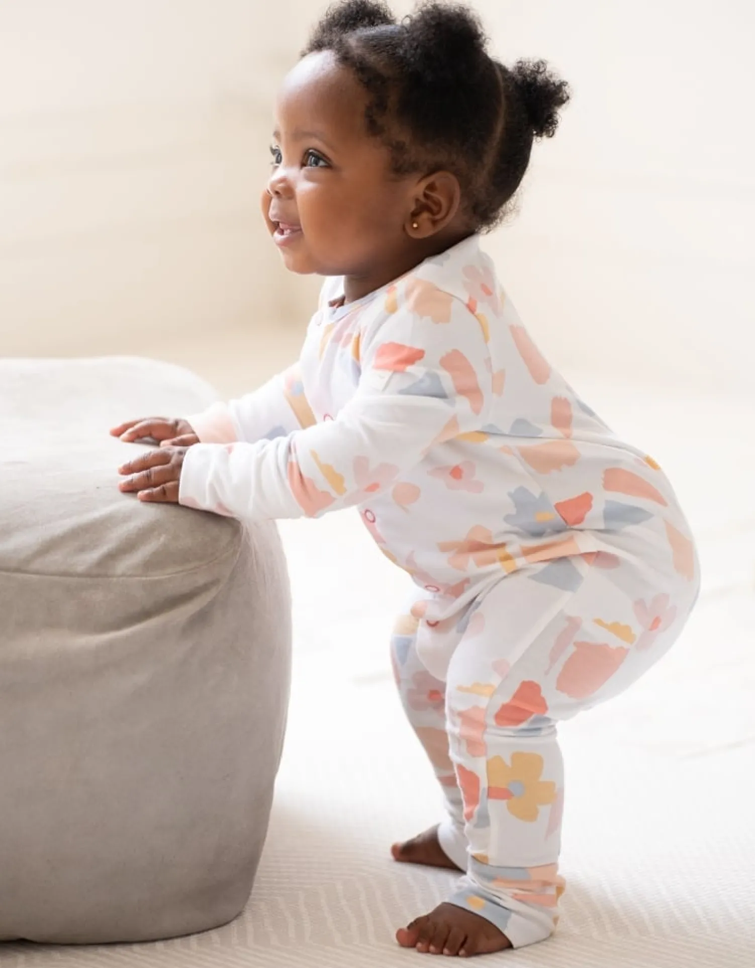 Best Sale Seraphine Theodore | Easy Zip Organic Cotton Sleepsuit & Bib Set