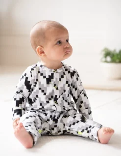 Discount Seraphine Theodore | Easy Zip Organic Cotton Sleepsuit & Bib Set