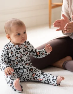 Store Seraphine Theodore | Easy Zip Organic Cotton Sleepsuit & Bib Set