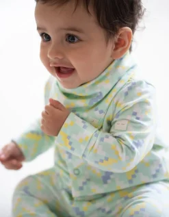 Outlet Seraphine Theodore | Easy Zip Organic Cotton Sleepsuit & Bib Set