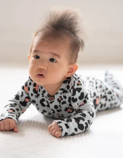Store Seraphine Theodore | Easy Zip Organic Cotton Sleepsuit & Bib Set