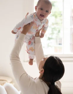 Best Sale Seraphine Theodore | Easy Zip Organic Cotton Sleepsuit & Bib Set