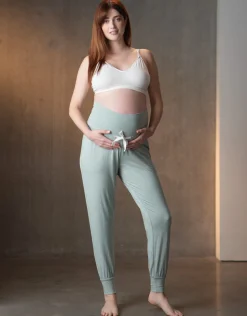 New Seraphine Tiana | Twin Pack Maternity Lounge Pants u2013 Navy & Sage