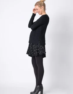 Best Seraphine Tiffany | Double Layer Maternity & Nursing Tunic Dress