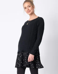 Best Seraphine Tiffany | Double Layer Maternity & Nursing Tunic Dress