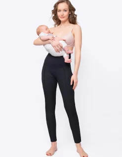 Store Seraphine Tiona | Black Post Maternity Shaping Pants