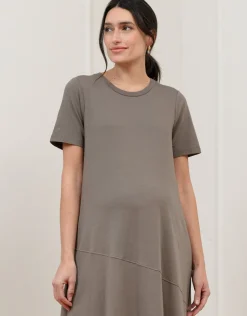 Cheap Seraphine Trace | Cotton Modal T-Shirt Maternity Dress
