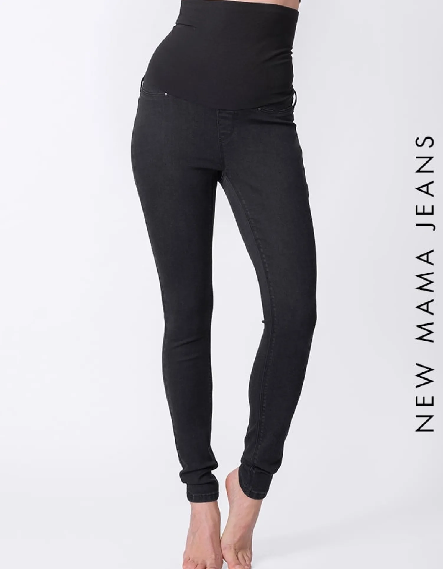 Fashion Seraphine Tristan | Black Post Maternity Shaping Jeans