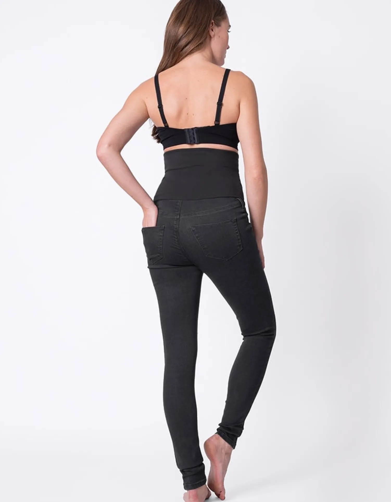 Fashion Seraphine Tristan | Black Post Maternity Shaping Jeans