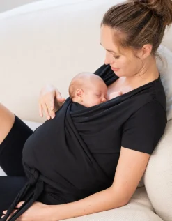 Cheap Seraphine Winifrid | Black Cotton Short-Sleeve Skin to Skin Top