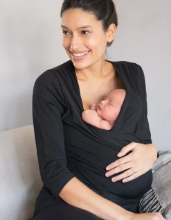 Online Seraphine Winn | Curve Black Cotton Skin to Skin Top