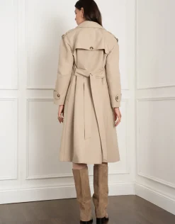 Hot Seraphine Zack | Belted Maternity Trench Coat