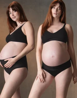 Clearance Seraphine Zahra | Twin Pack Fold Down Maternity Briefs