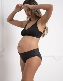 Clearance Seraphine Zahra |  Twin Pack Fold Down Maternity Briefs