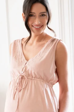 New Seraphine Zenaida | Cotton Short Pajama Maternity-To-Nursing Set