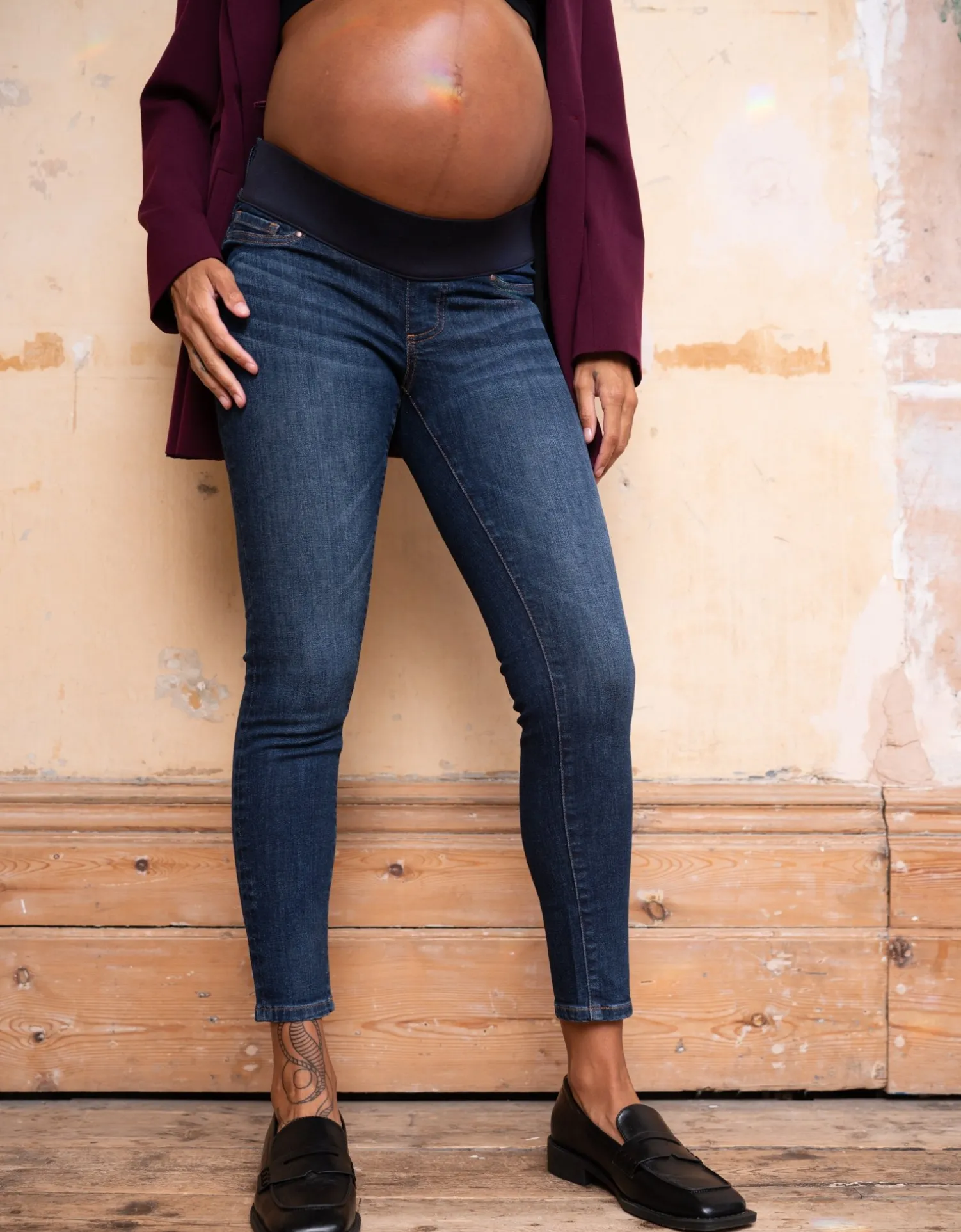 Best Sale Seraphine Zeph | Organic Under Bump Skinny Maternity Jeans