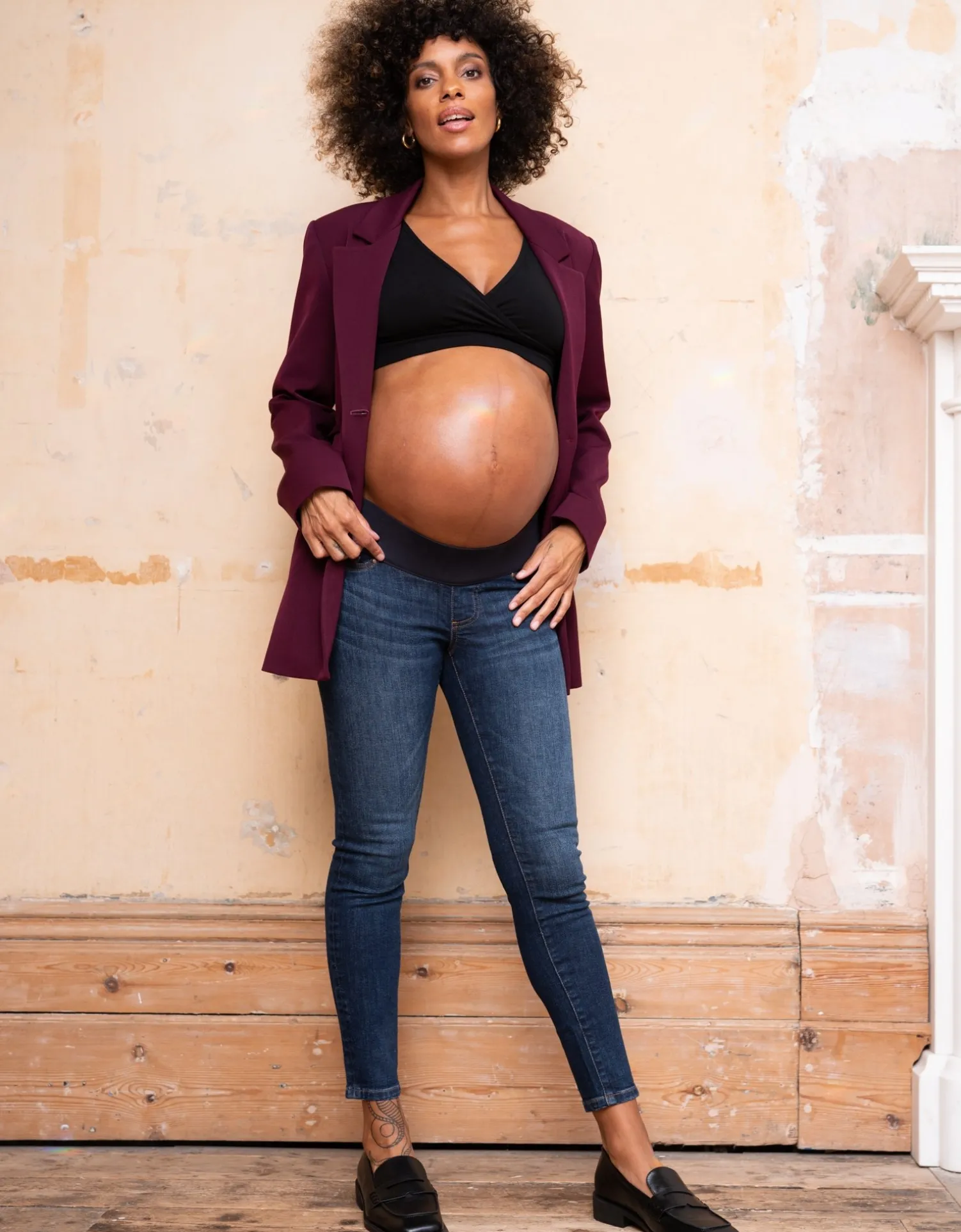 Best Sale Seraphine Zeph | Organic Under Bump Skinny Maternity Jeans