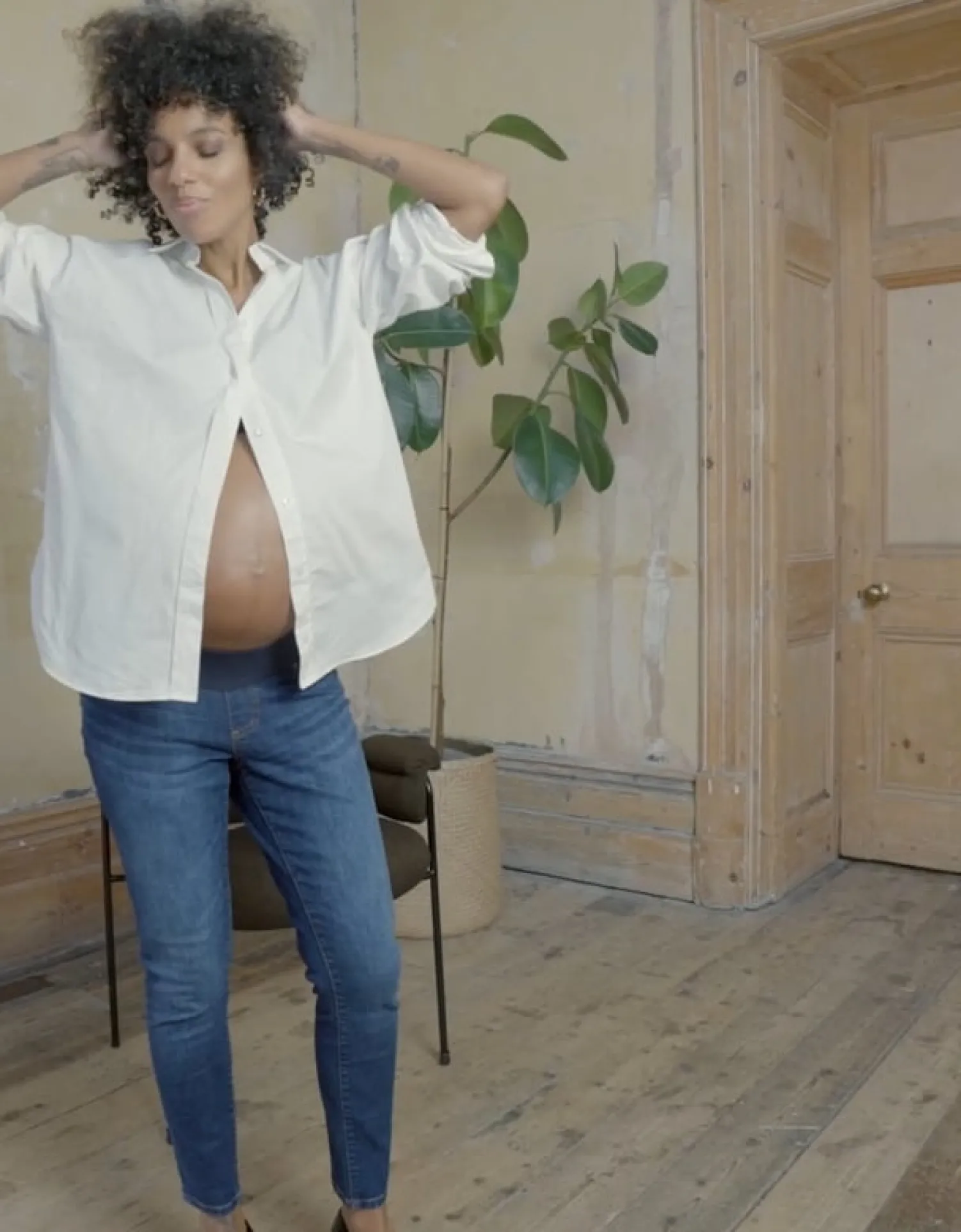 Best Sale Seraphine Zeph | Organic Under Bump Skinny Maternity Jeans
