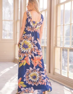 Hot Seraphine Zeta | Seasonal Blooms Maternity & Nursing Maxi Dress