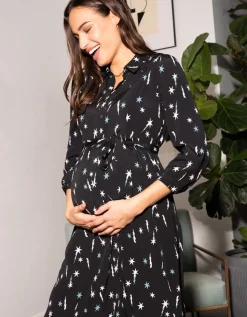 Fashion Seraphine Ziggy | Shooting Star Maternity & Nursing Shirt Dress