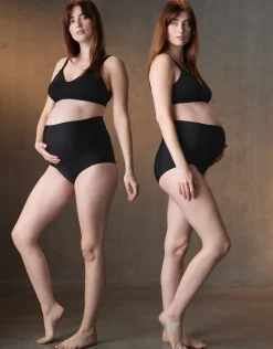 Hot Seraphine Zina | Twin Pack No VPL Over Bump Maternity Briefs
