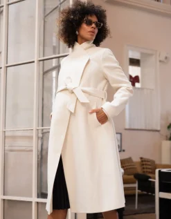 Best Seraphine Zophie | Wool Blend Wrap Maternity Coat